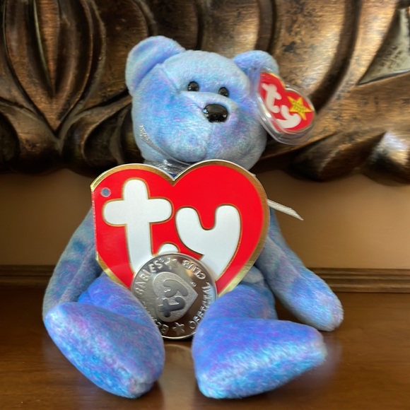 Clubby 2 Ty beanie platinum kit and original Clubby bear. - Picture 3 of 10